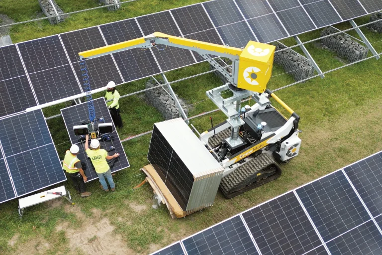 Press Release: CrewMate semi-autonomous vehicle completes field trial helping solar field workers install PV panels